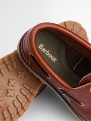 Barbour® Tan Brown Deck Boat Shoes - Image 5 of 6