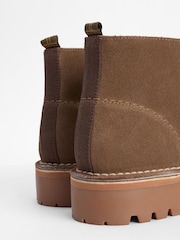 Barbour® Brown Hobart Chukka Boots - Image 4 of 5