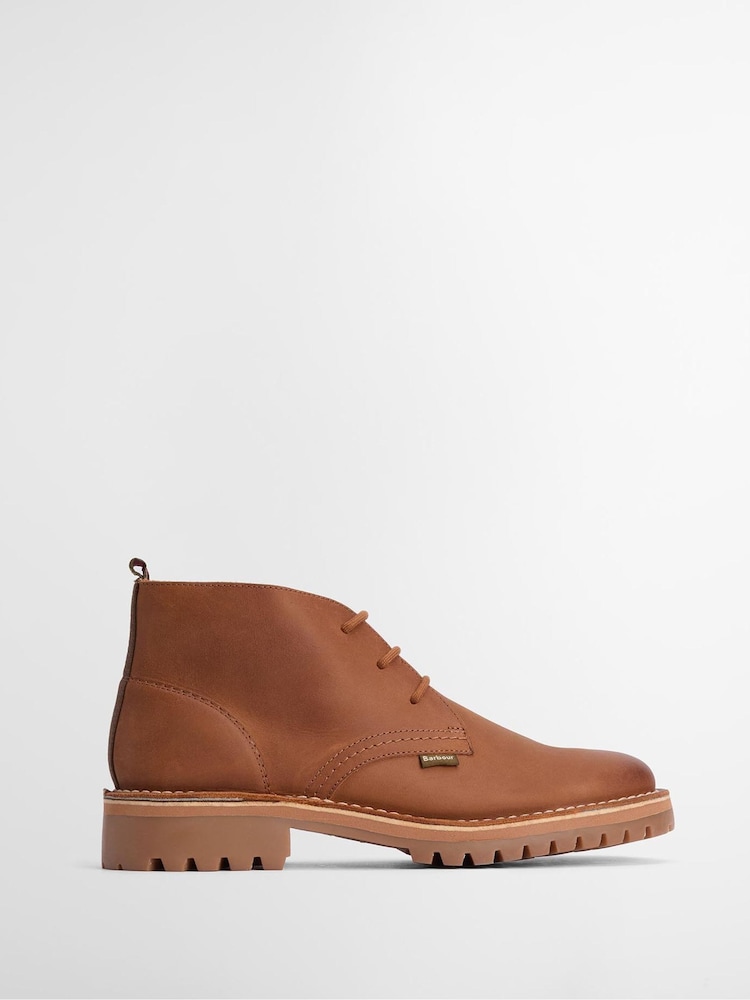Barbour® Tan Brown Hobart Chukka Boots - Image 1 of 5