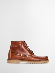 Barbour® Tan Brown Tiller Moccasin Boots - Image 2 of 7