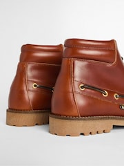 Barbour® Tan Brown Tiller Moccasin Boots - Image 4 of 7