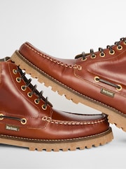 Barbour® Tan Brown Tiller Moccasin Boots - Image 7 of 7