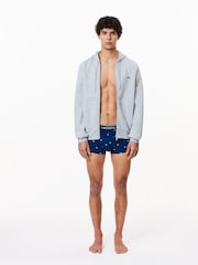 Lacoste Blue Boxers 3 Pack - Image 6 of 7