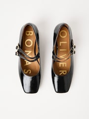 Oliver Bonas Mary Jane Patent Leather Block čevlji z visoko peto - Slika 5 iz 7