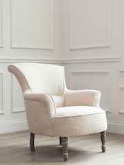 Voyage Maison Barley Cream Camilla Boucle Chair - Image 1 of 5
