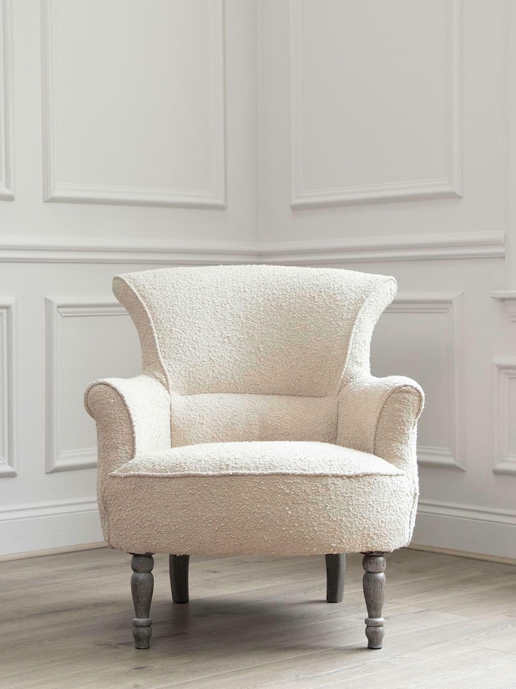 Voyage Maison Barley Cream Camilla Boucle Chair - Image 2 of 5