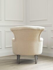 Voyage Maison Barley Cream Camilla Boucle Chair - Image 4 of 5
