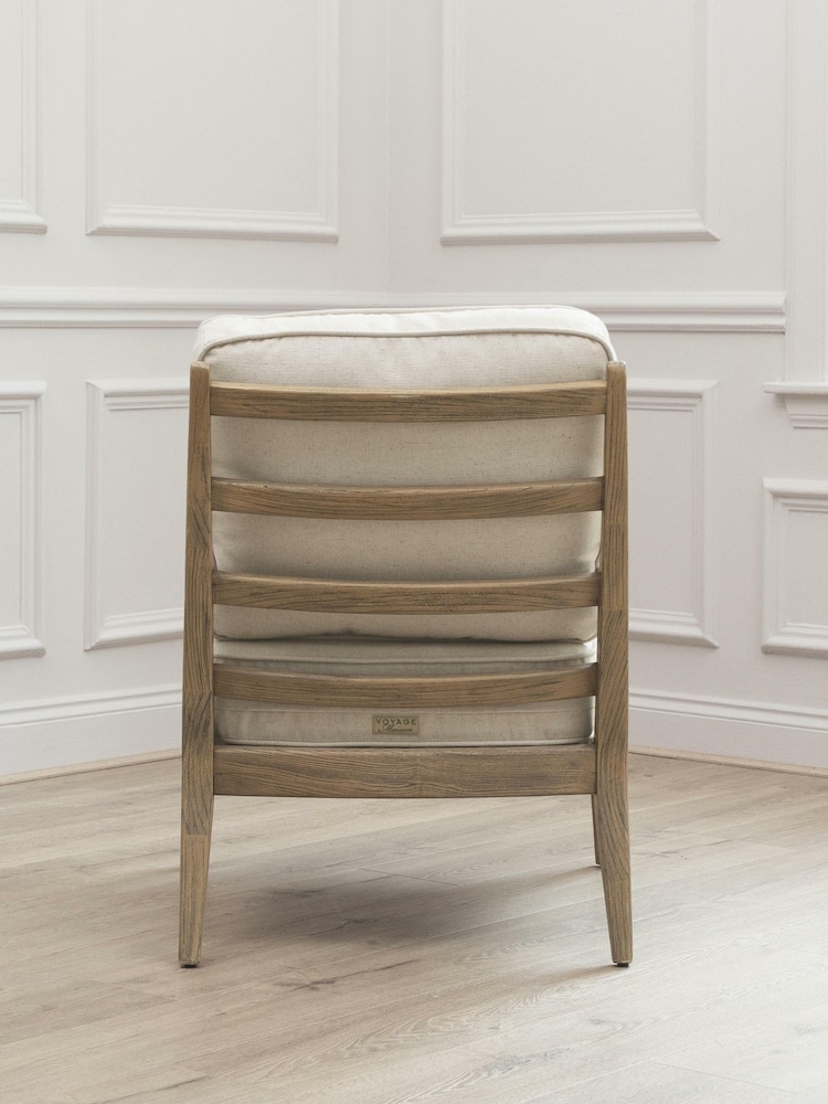 Voyage Maison Warm Wood Cream Idris Chair - Image 5 of 5