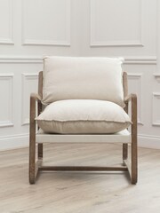 Voyage Maison Oak Cream Elias Solid Wood Rowan Chair - Image 2 of 4