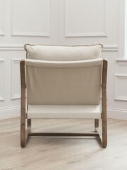 Voyage Maison Oak Cream Elias Solid Wood Rowan Chair - Image 4 of 4