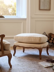 Voyage Maison Oak Brown Florence Footstool - Image 1 of 7