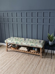 Voyage Maison Damson Bristle Green Rupert Printed Bench - Image 1 of 2