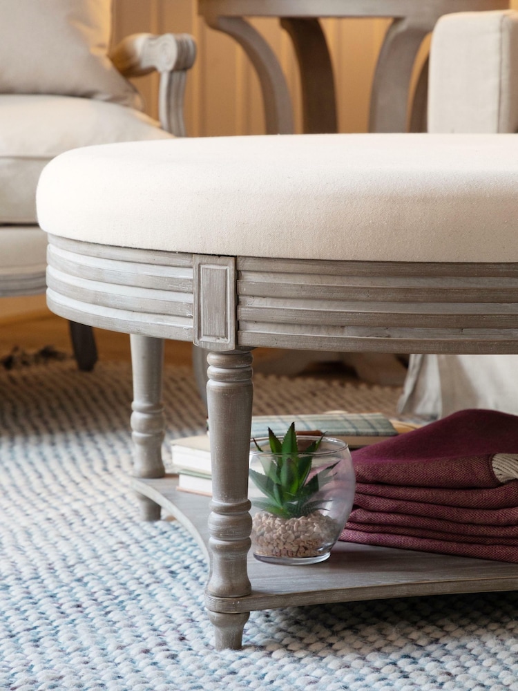 Voyage Maison Stone Brown Maurice Storage Ottoman - Image 2 of 4