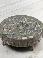 Voyage Maison Osawi Mineral Grey Petra Footstool - Image 2 of 2