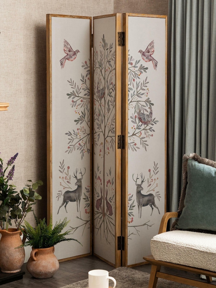 Voyage Maison Grey Brown Katsura Room Divider - Image 1 of 3