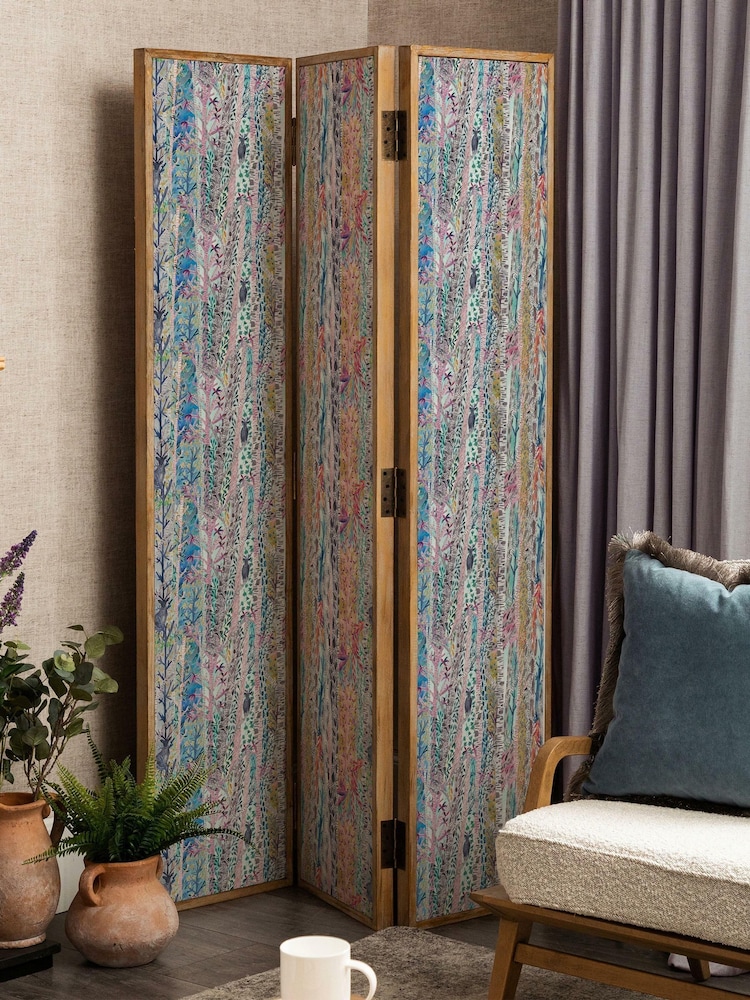 Voyage Maison Grey Whimsical Tale Room Divider - Image 1 of 3