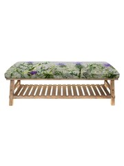 Voyage Maison Penton Damson Purple Rupert Printed Bench - Image 2 of 2