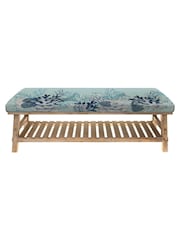 Voyage Maison Coralie Meadow Blue Rupert Printed Bench - Image 2 of 2