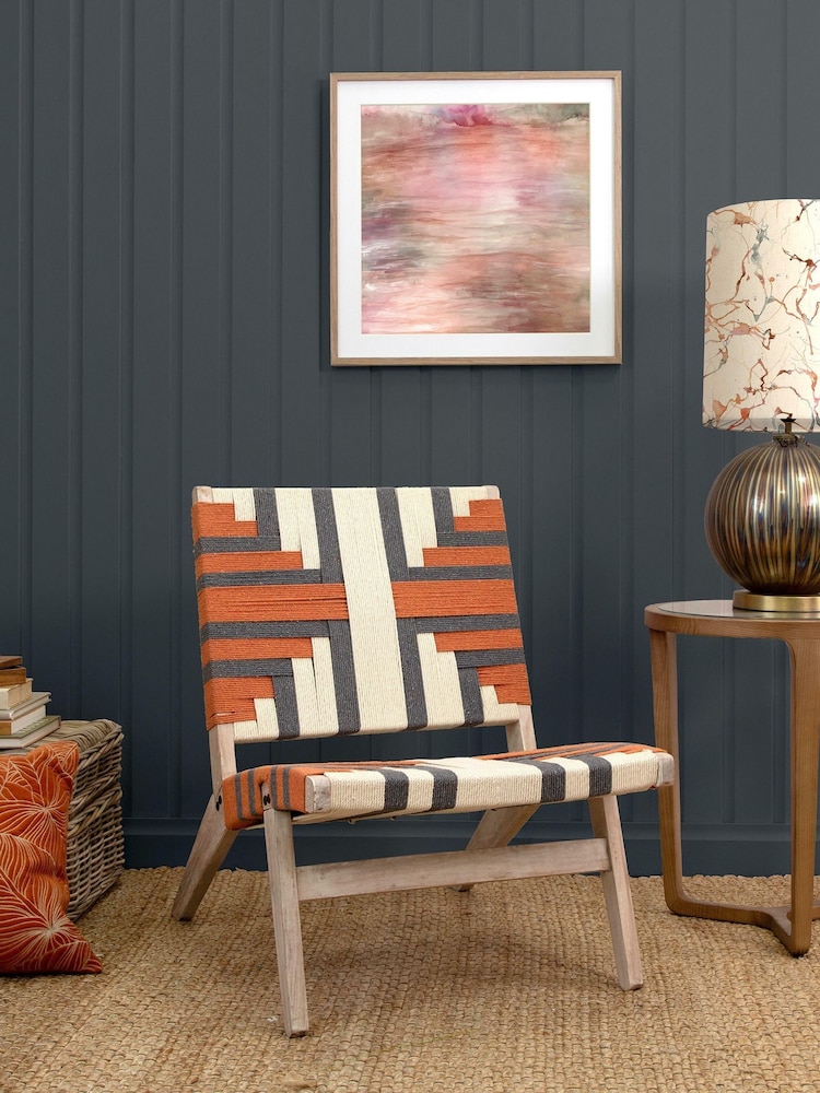 Voyage Maison Orange Manali Woven Chair - Image 1 of 5