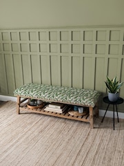 Voyage Maison Rowan Apple Green Rupert Printed Bench - Image 1 of 2