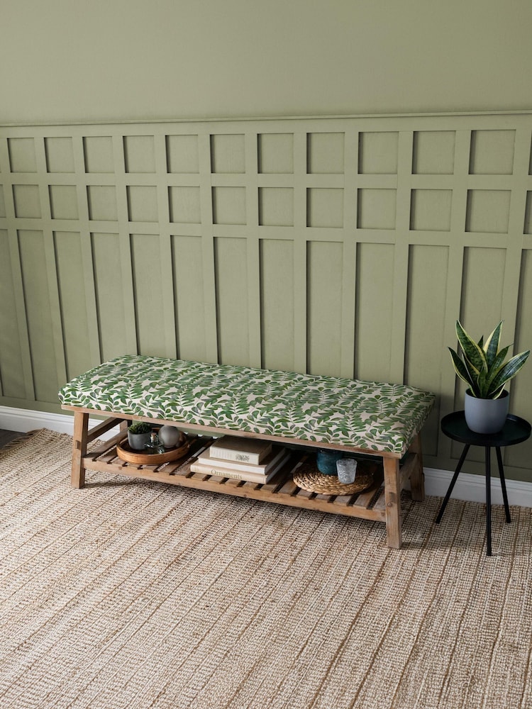Voyage Maison Rowan Apple Green Rupert Printed Bench - Image 1 of 2