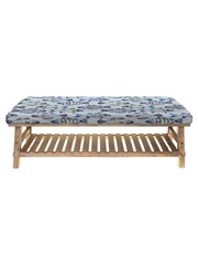 Voyage Maison Cove Cobalt Blue Rupert Printed Bench - Image 2 of 2