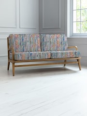 Voyage Maison Dawn Blue Idris 2 Seater Sofa Chair - Image 2 of 2