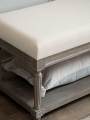 Voyage Maison Stone Cream Matilda Long Bench - Image 3 of 5