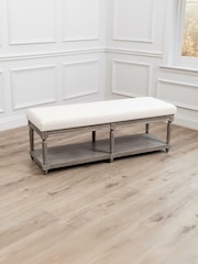 Voyage Maison Stone Cream Matilda Long Bench - Image 5 of 5