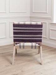 Voyage Maison Plum Purple Manali Woven Chair - Image 4 of 4