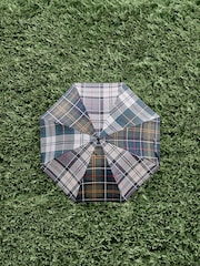 Barbour® Green Mixed Tartan Full Length Umbrella - Image 1 of 7