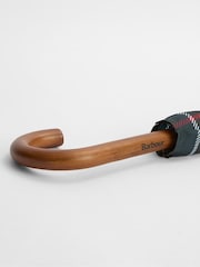 Barbour® Green Mixed Tartan Full Length Umbrella - Image 6 of 7