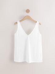 White / Lemon Yellow Linen-blend Vests 2 Pack - Image 10 of 13
