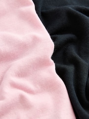 Black / Pale Pink Linen-blend Vests 2 Pack - Image 11 of 12
