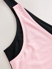 Black / Pale Pink Linen-blend Vests 2 Pack - Image 12 of 12