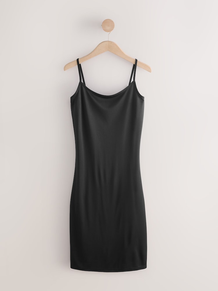 Black Microfibre Comfort Slip - Image 1 of 3