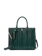 Victoria's Secret Black Ivy Green Crossbody Satchel Bag - Image 1 of 2