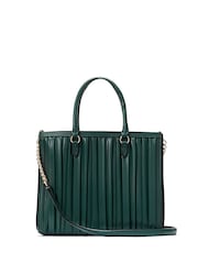Victoria's Secret Black Ivy Green Crossbody Satchel Bag - Image 2 of 2