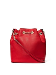 Victoria's Secret Red Bucket Crossbody Bag - Image 2 of 4