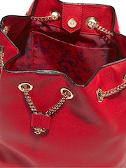 Victoria's Secret Red Bucket Crossbody Bag - Image 3 of 4