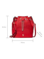 Victoria's Secret Red Bucket Crossbody Bag - Image 4 of 4