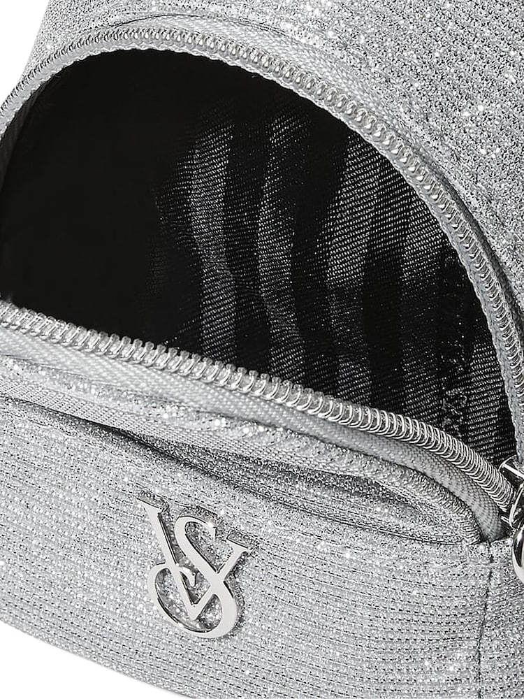 Victoria's Secret Silver Backpack Keychain - Image 2 of 3