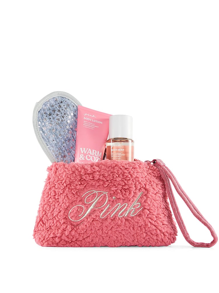 Victoria's Secret PINK Warm & Cozy Fleece Bag & Fragrance Gift Set - Image 2 of 2