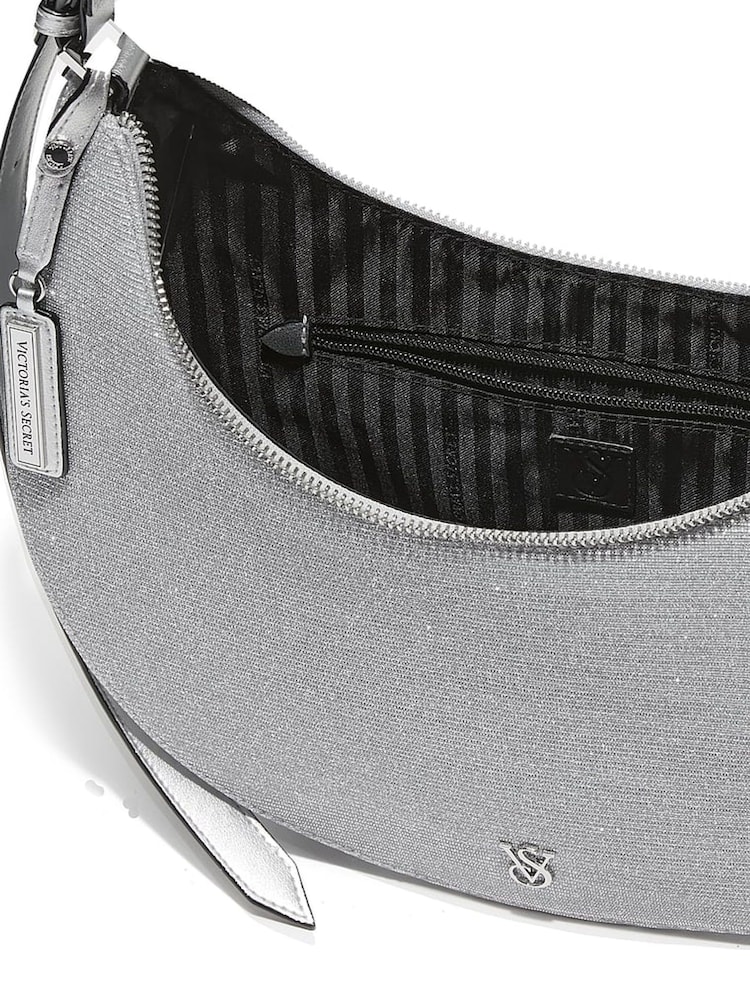 Victoria's Secret Silver Hobo Bag - Image 2 of 3