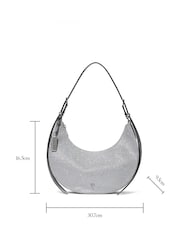 Victoria's Secret Silver Hobo Bag - Image 3 of 3