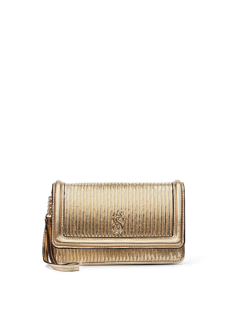 Victoria's Secret Gold Clutch Bag - Image 1 of 4