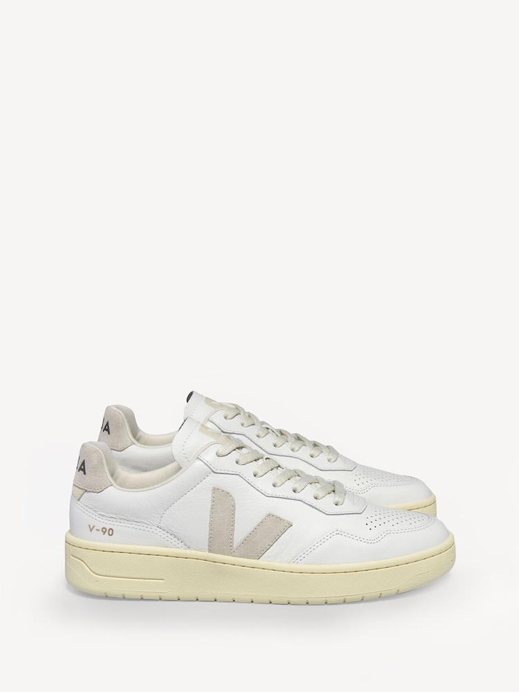 Veja V-90 White Trainers - Image 1 of 3
