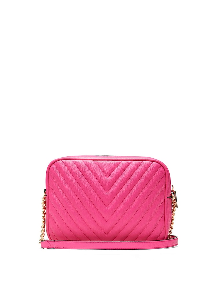 Victoria's Secret Hot Pink Crossbody Bag - Image 2 of 4