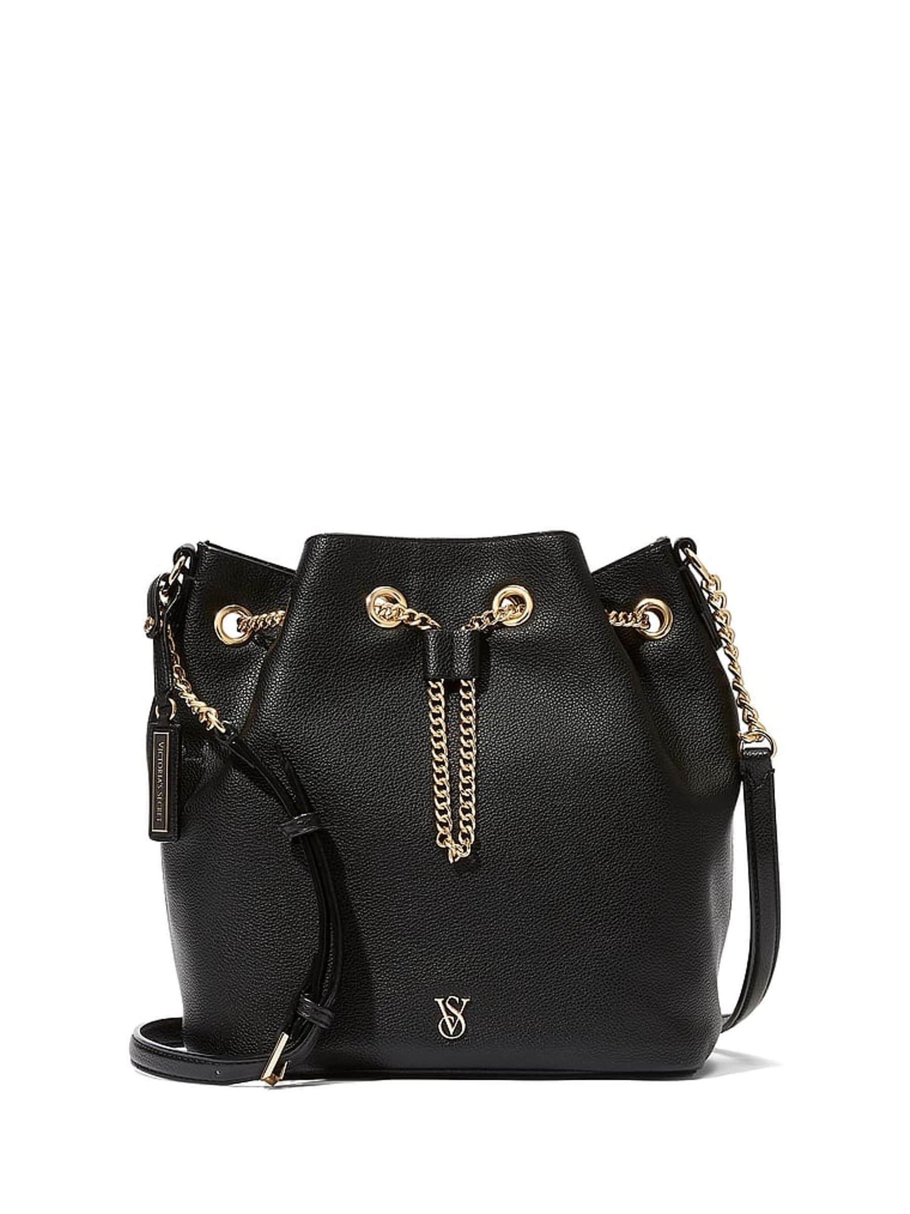 Black crossbody bucket bag hotsell