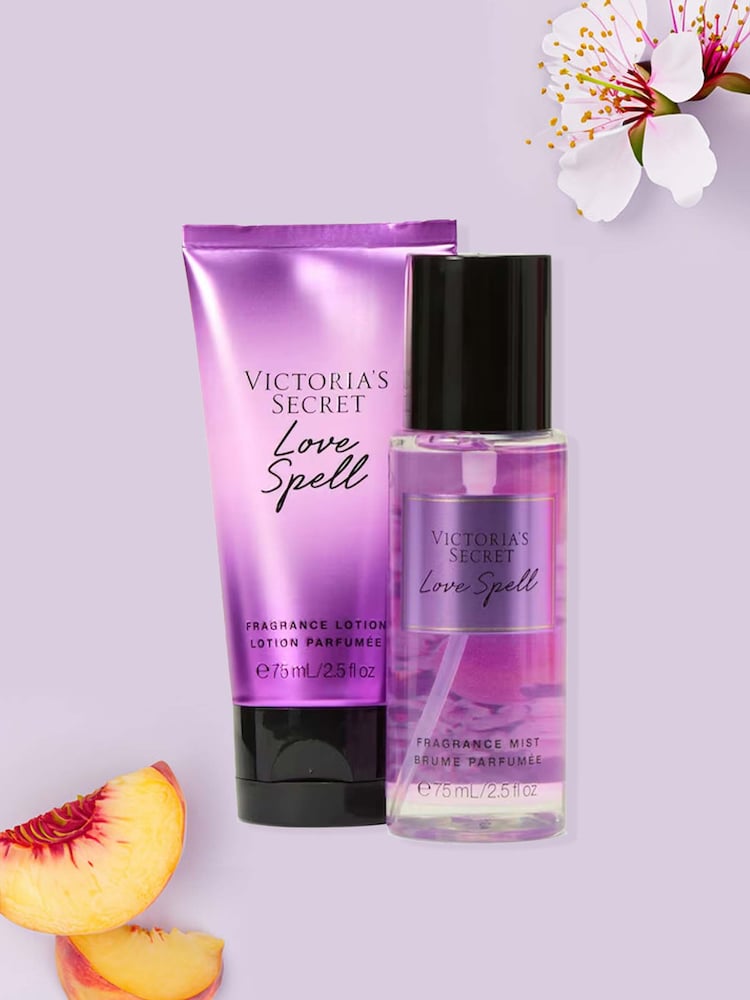 Victoria's Secret Love Spell 2 Piece Body Mist and Lotion Gift Set - Image 1 of 2 Victoria's Secret Love Spell 2 Piece Body Mist and Lotion Gift Set - Image 1 of 2